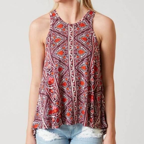 Billabong Sangria "Never Knew" High Low Top - Picture 1 of 8